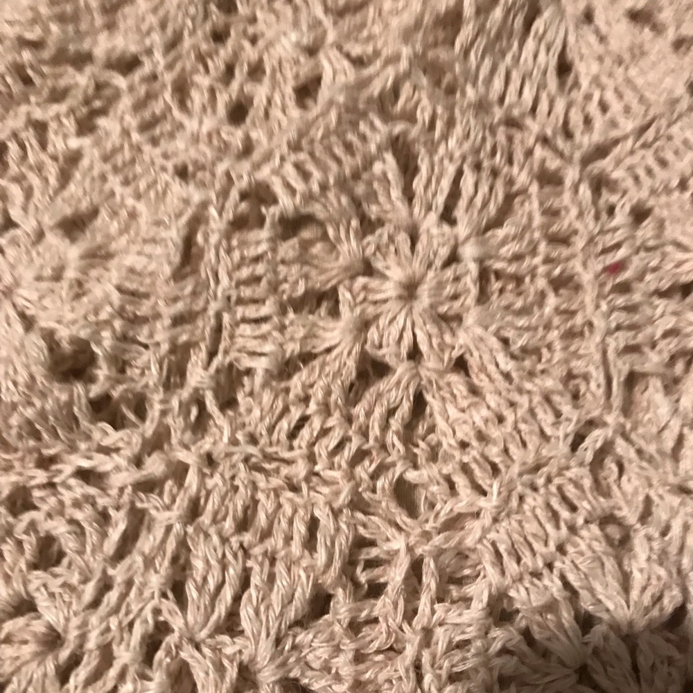 Valerie Stevens- pure linen natural color boho weave sweater Small - Picture 2 of 13